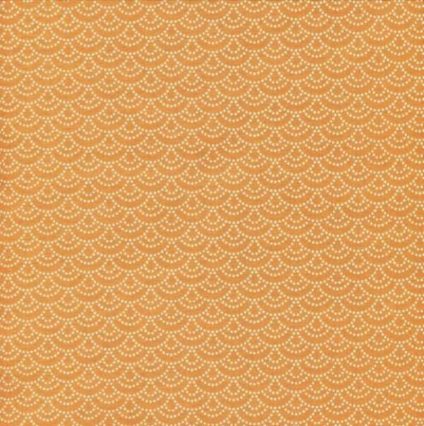 Coton Japonais Sevenberry motif Sashiko jaune
