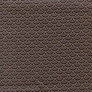 Coton Japonais Sevenberry motif Sashiko noir