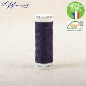 Fil polyester 100 mètres – 268 Violette